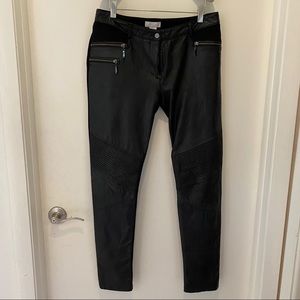 Cache Leather Skinnies sz 10